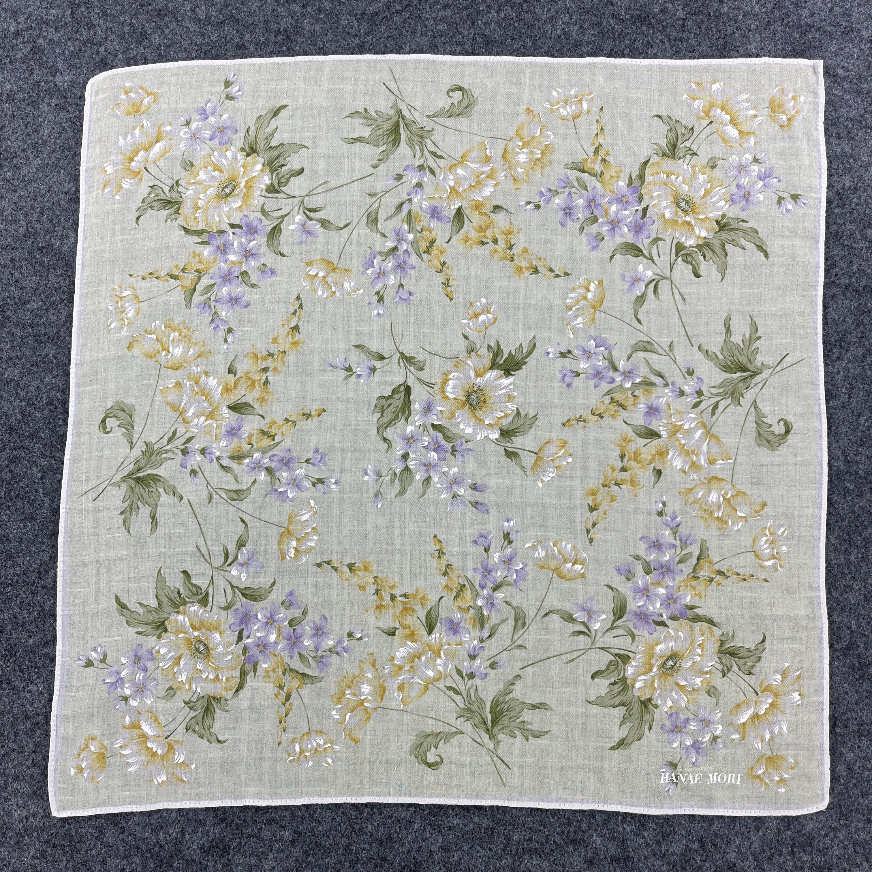 Hanae Mori × Japanese Brand Hanae Mori Bandana / Handkerchief / Neckerchief B053 Size ONE SIZE - 5 Thumbnail