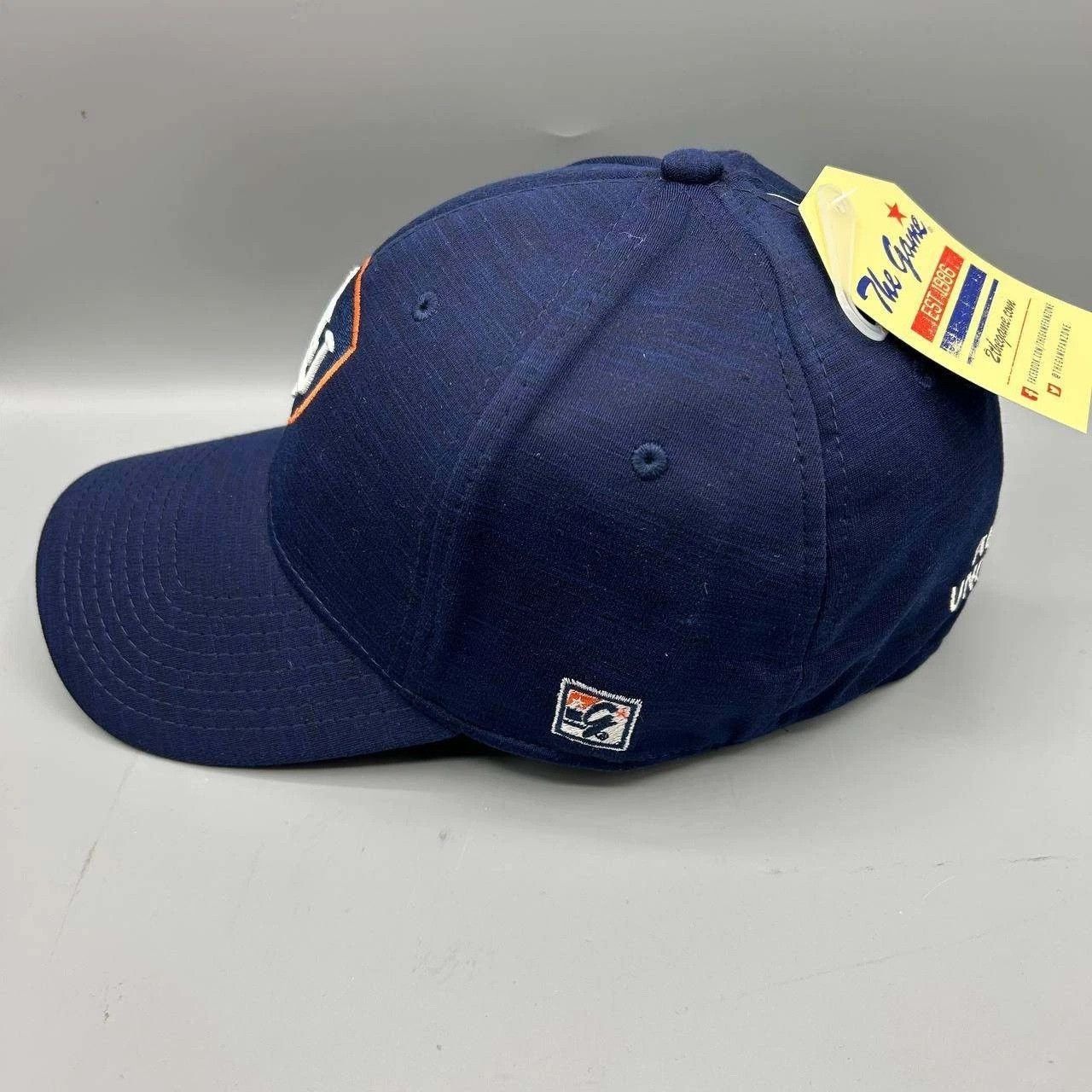 The Game Auburn University Club Hat Men S-M Blue Stretch Fitted Size ONE SIZE - 6 Thumbnail