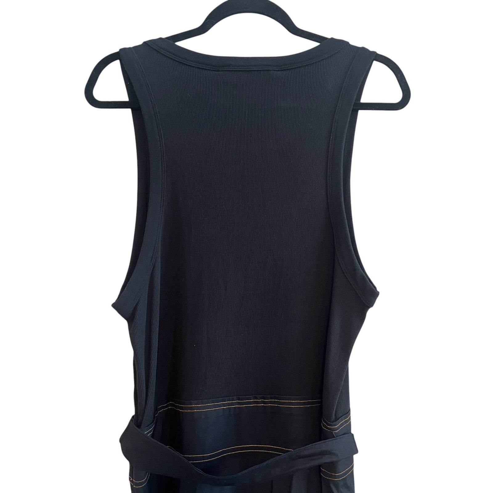 Veronica Beard Veronica Beard Austyn Tie Waist Tiered Tank Midi Dress XL Size XL / US 12-14 / IT 48-50 - 4 Thumbnail