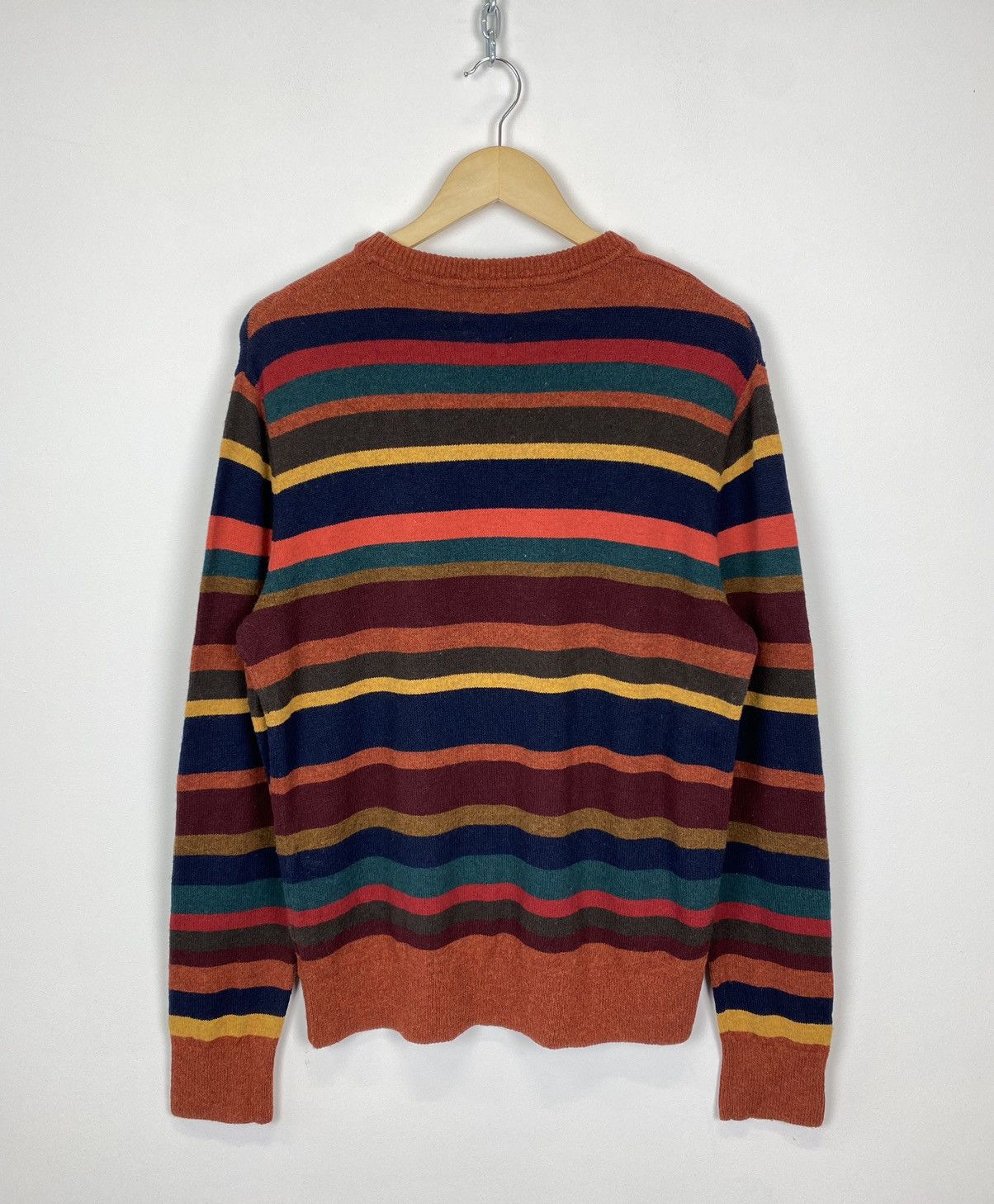 Gap Gap Multicolor Striped Merino Wool Sweater Pullover Jumper Size US M / EU 48-50 / 2 - 8 Thumbnail