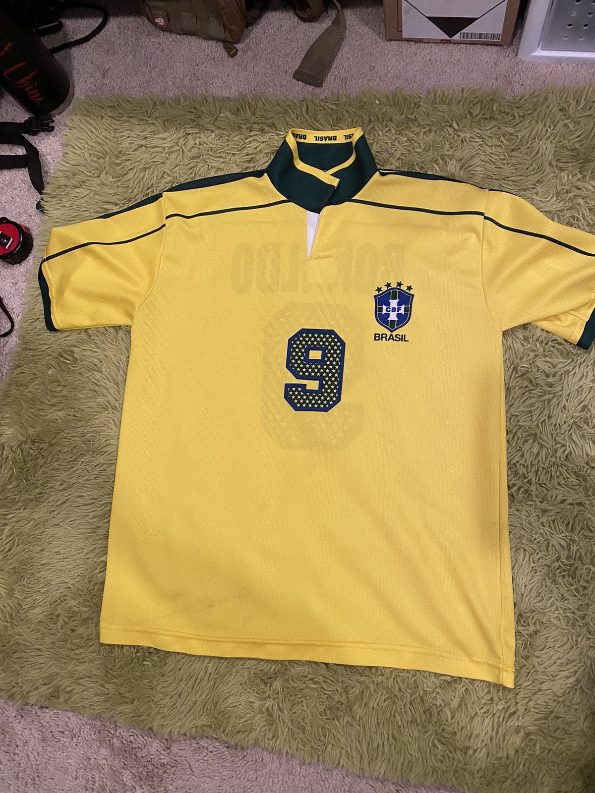 Soccer Jersey × Sportswear × Vintage Vintage Ronaldo R9 Jersey Brazil