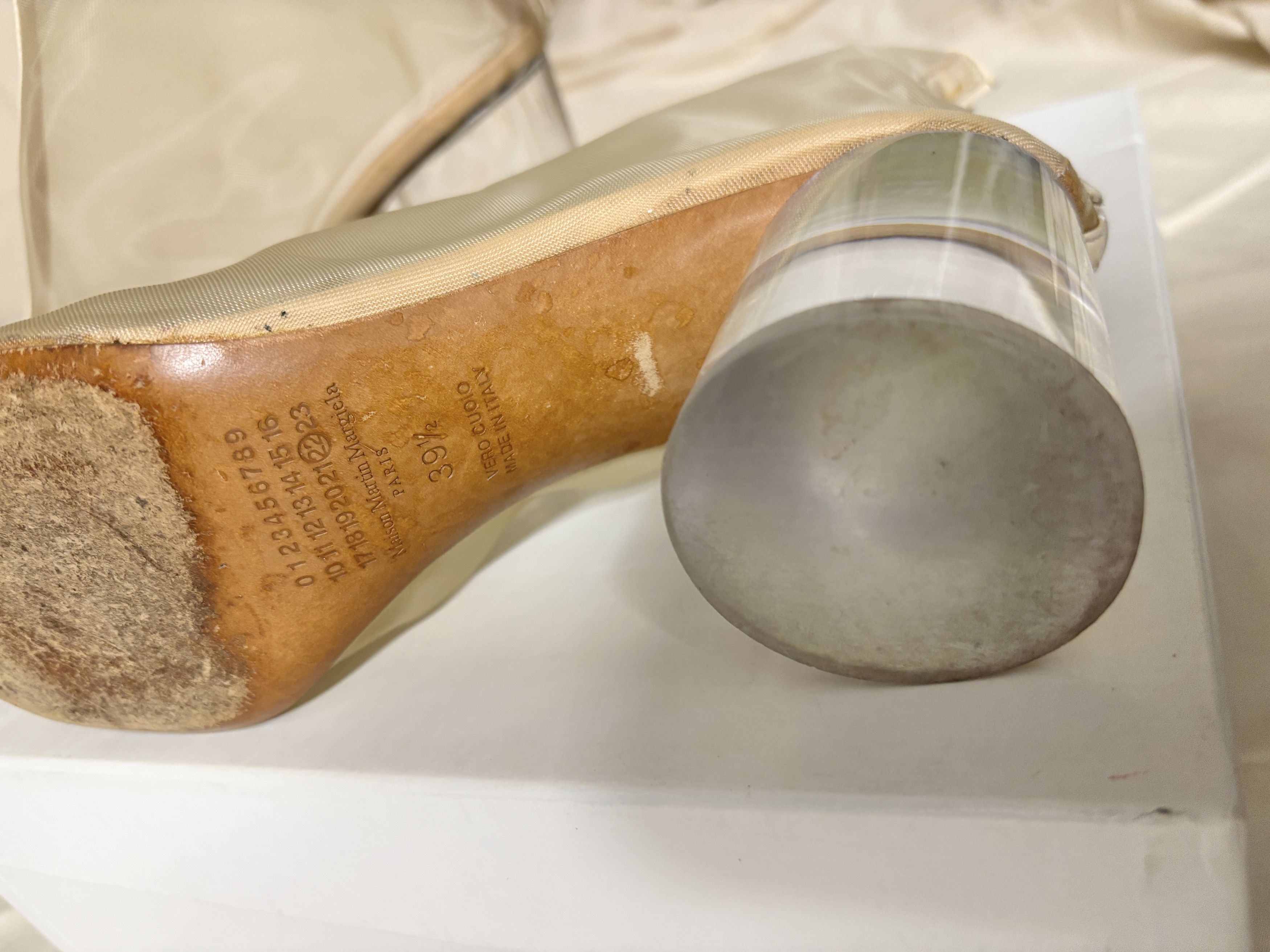Maison Margiela Maison Margiela SUPER RARE Nude Sock Boots, early 2000's Size US 9.5 / IT 39.5 - 7 Thumbnail