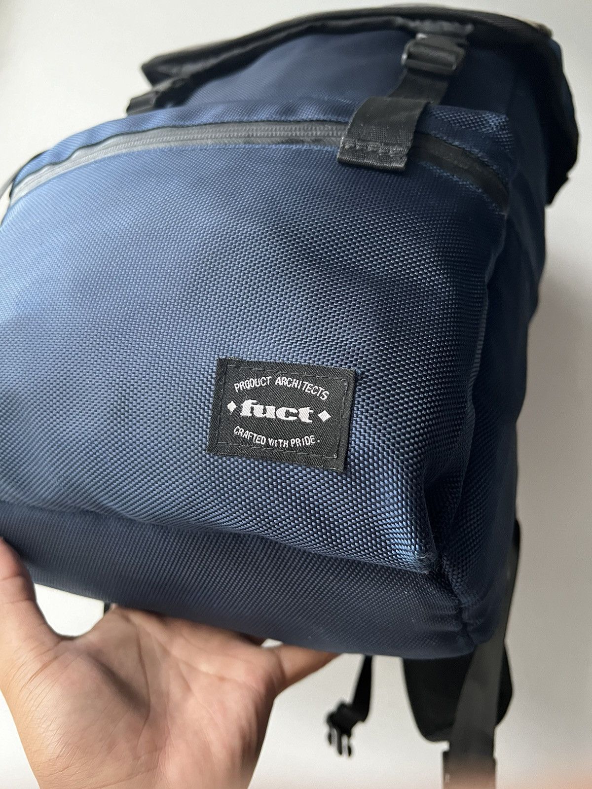 FUCT Fuct Navy HD Nylon Backpack Size ONE SIZE - 7 Thumbnail