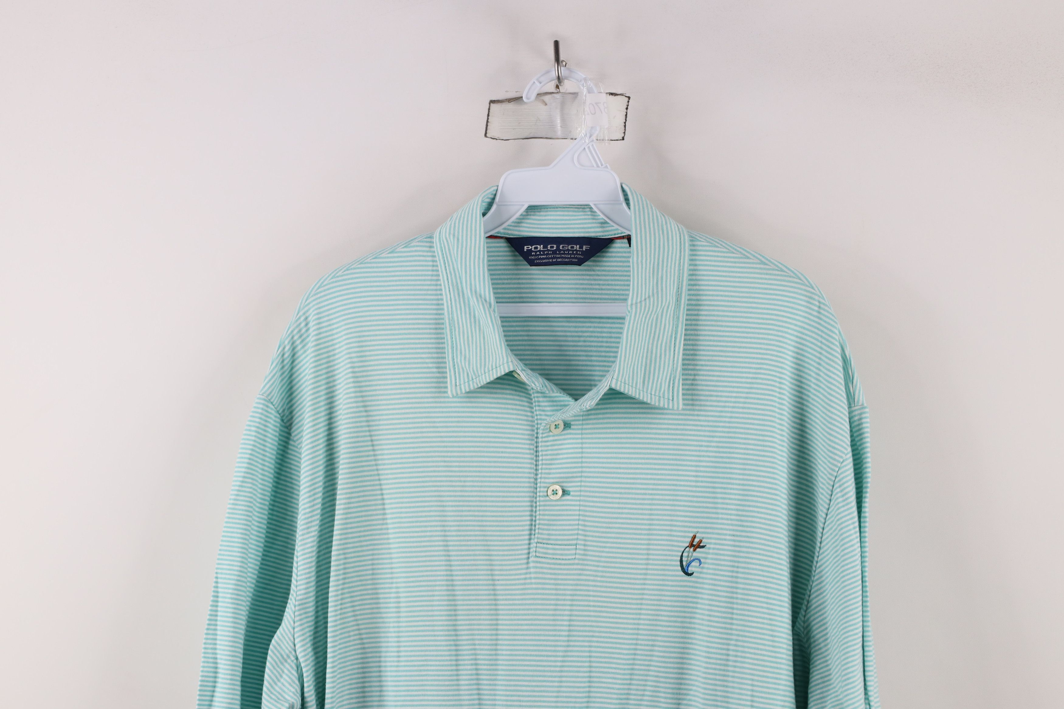 Polo Ralph Lauren Polo Golf Ralph Lauren Country Club Striped Polo Shirt Blue Size US XL / EU 56 / 4 - 2 Thumbnail