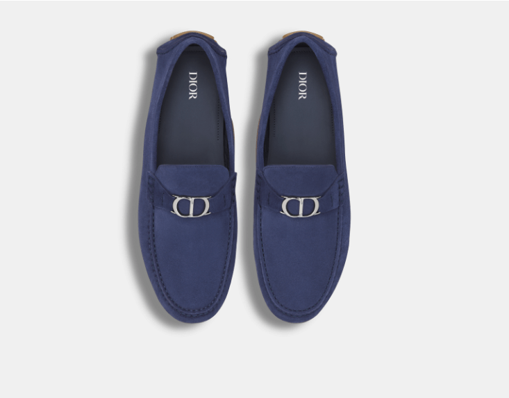 Dior o1w1db10426 3LO114 Odéon Loafers in Navy Blue Size US 7 / EU 40 - 3 Thumbnail