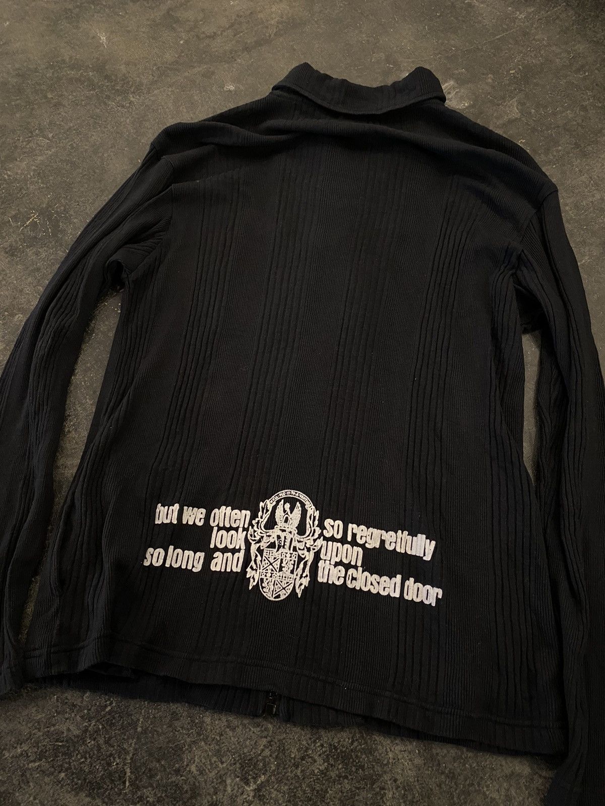 Hysteric Glamour Y2k Nylaus knit ifsixwasnine zip sweatshirt Size US L / EU 52-54 / 3 - 3 Thumbnail