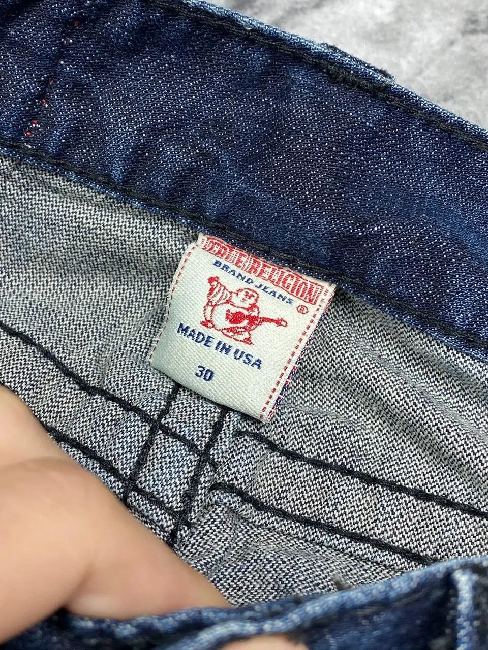 True Religion Vintage True Religion Rainbow Bobby Denim Baggy Jeans Y2K Size US 34 / EU 50 - 7 Thumbnail