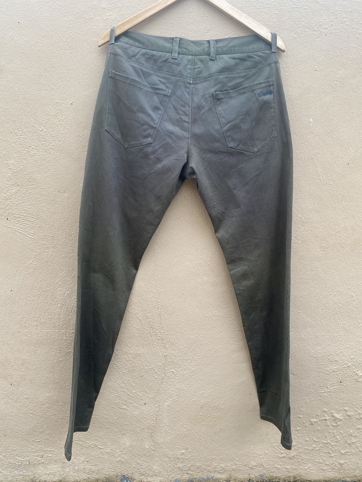 Prada Prada Olive Dirty Pattern Chino Pant Size US 33 - 2 Thumbnail