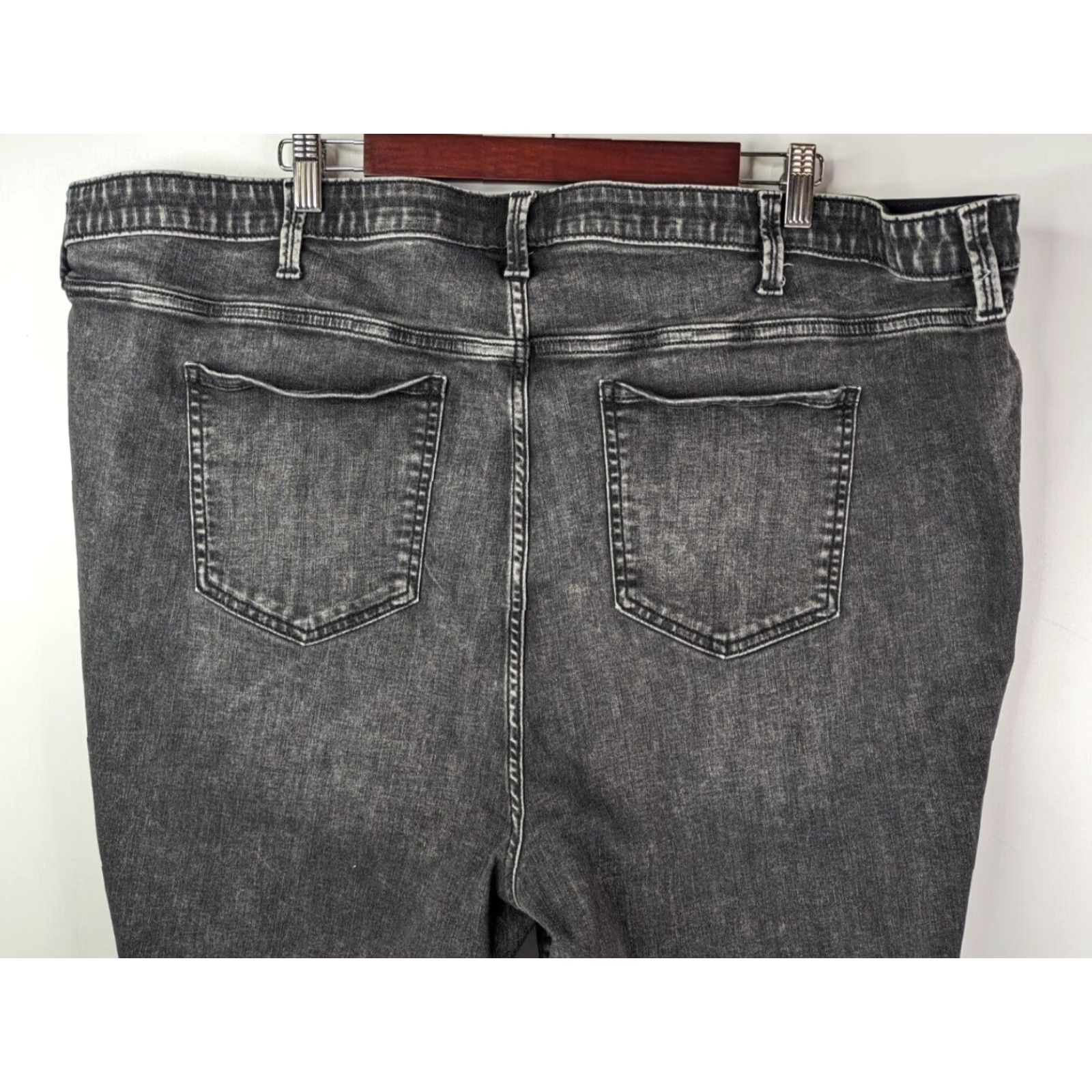 Torrid Torrid Gray Jeans Skinny Woman’s Size 26R Elastic Waistband Zip Closure 26 Gray Torrid Skinny Jeans Womens Plus Size 26R Size 26" / US 2 / IT 38 - 5 Thumbnail