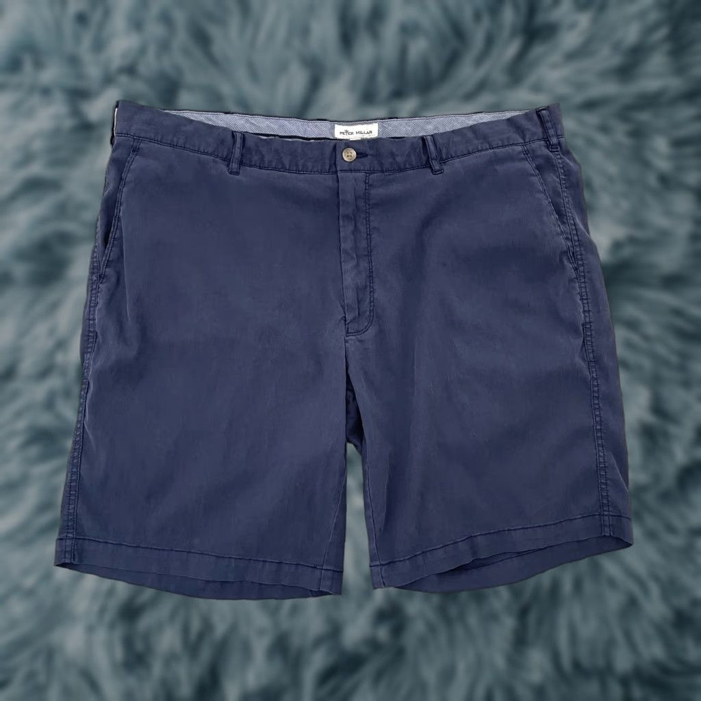 Peter Millar Peter Millar Chino Golf Shorts Adult 40 Blue Stretch Pockets Mens Size US 40 / EU 56 - 1 Thumbnail
