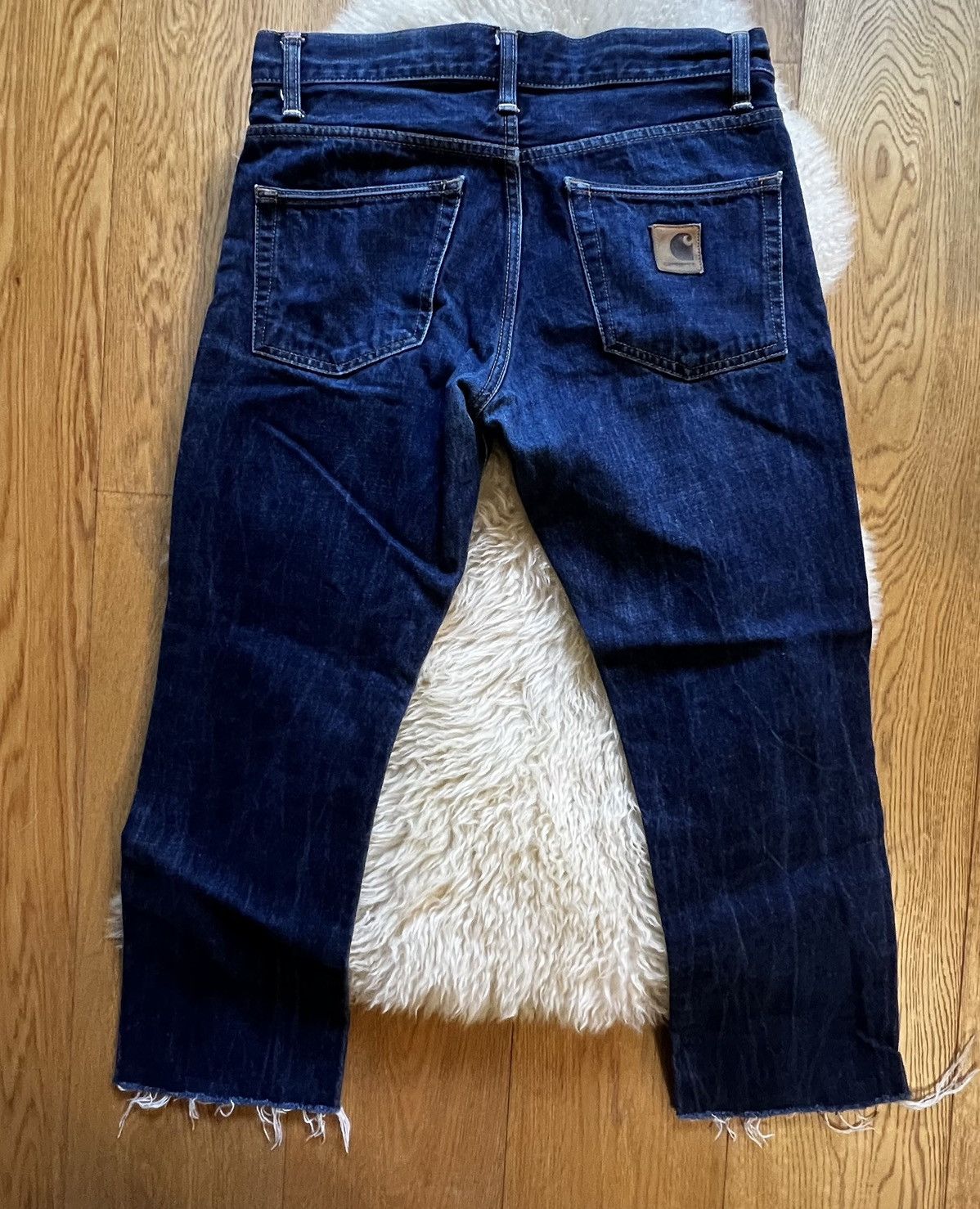 Carhartt × Vintage Carhartt Straight Fit Raw Jeans - 30 x 32 Size US 30 / EU 46 - 1 Thumbnail
