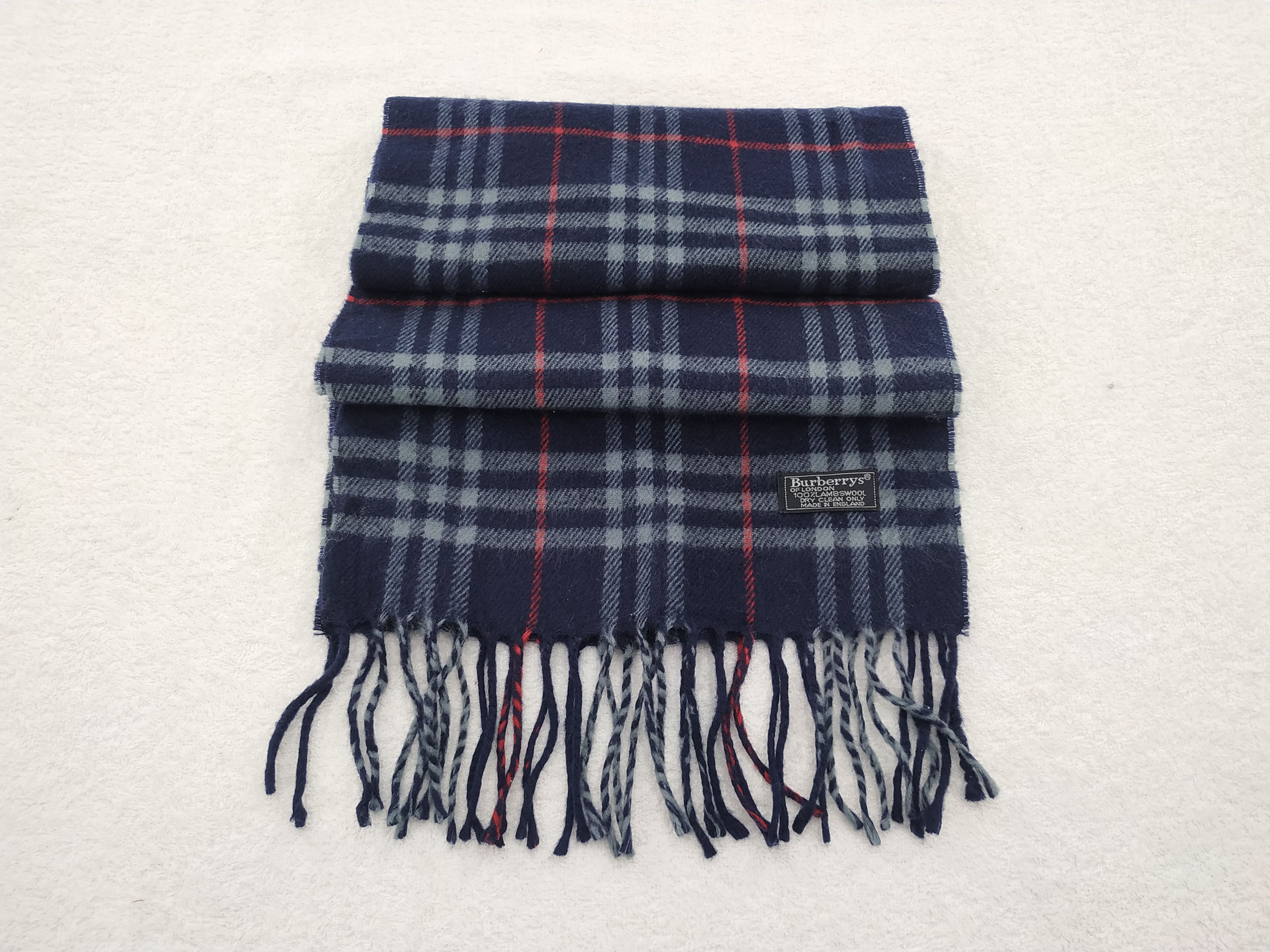 Burberry Vintage Burberry Wool Scarf/Muffler/Neckwear MF016 Size ONE SIZE - 2 Thumbnail