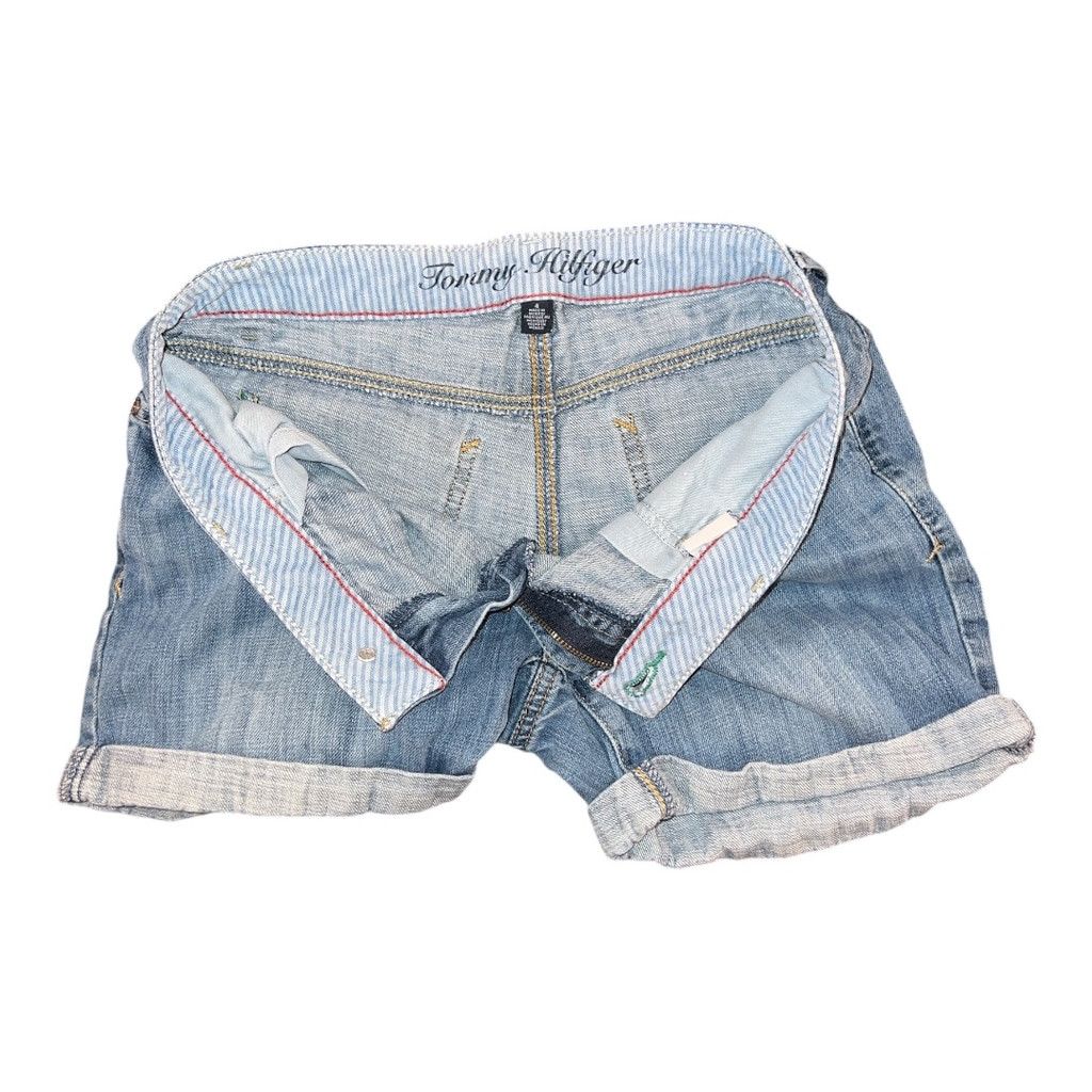 Tommy Hilfiger Women's Tommy Hilfiger Denim Shorts Size 4 Blue Size 27" / US 4 / IT 40 - 3 Thumbnail