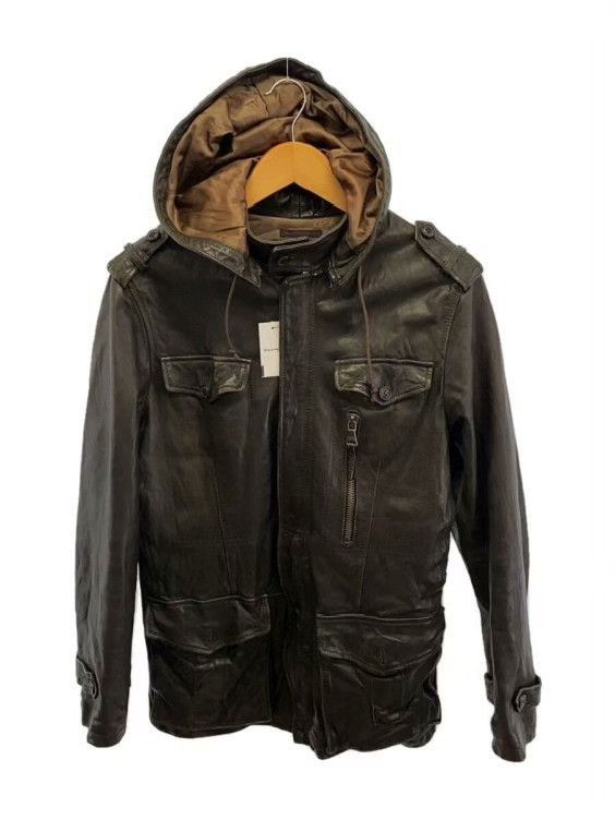 Japanese Brand MARCELLO PAMPALONI Sheepskin Leather Jacket 44. Size US S / EU 44-46 / 1 - 1 Thumbnail