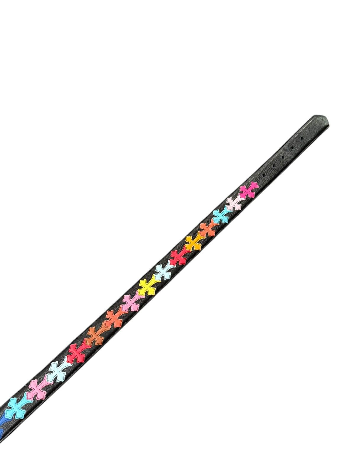 Chrome Hearts 1/1 Multi Color Cross Patch Roller Belt Size 34 - 8 Thumbnail