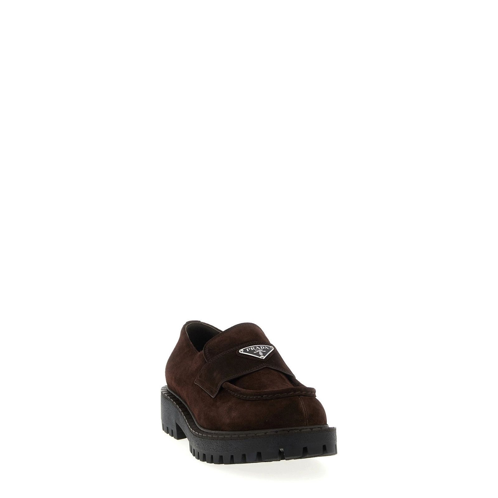 Prada PRADA $1250 Dark Brown Suede Loafers New & Authentic (Men's Size US 12 / EU 45 - 5 Thumbnail