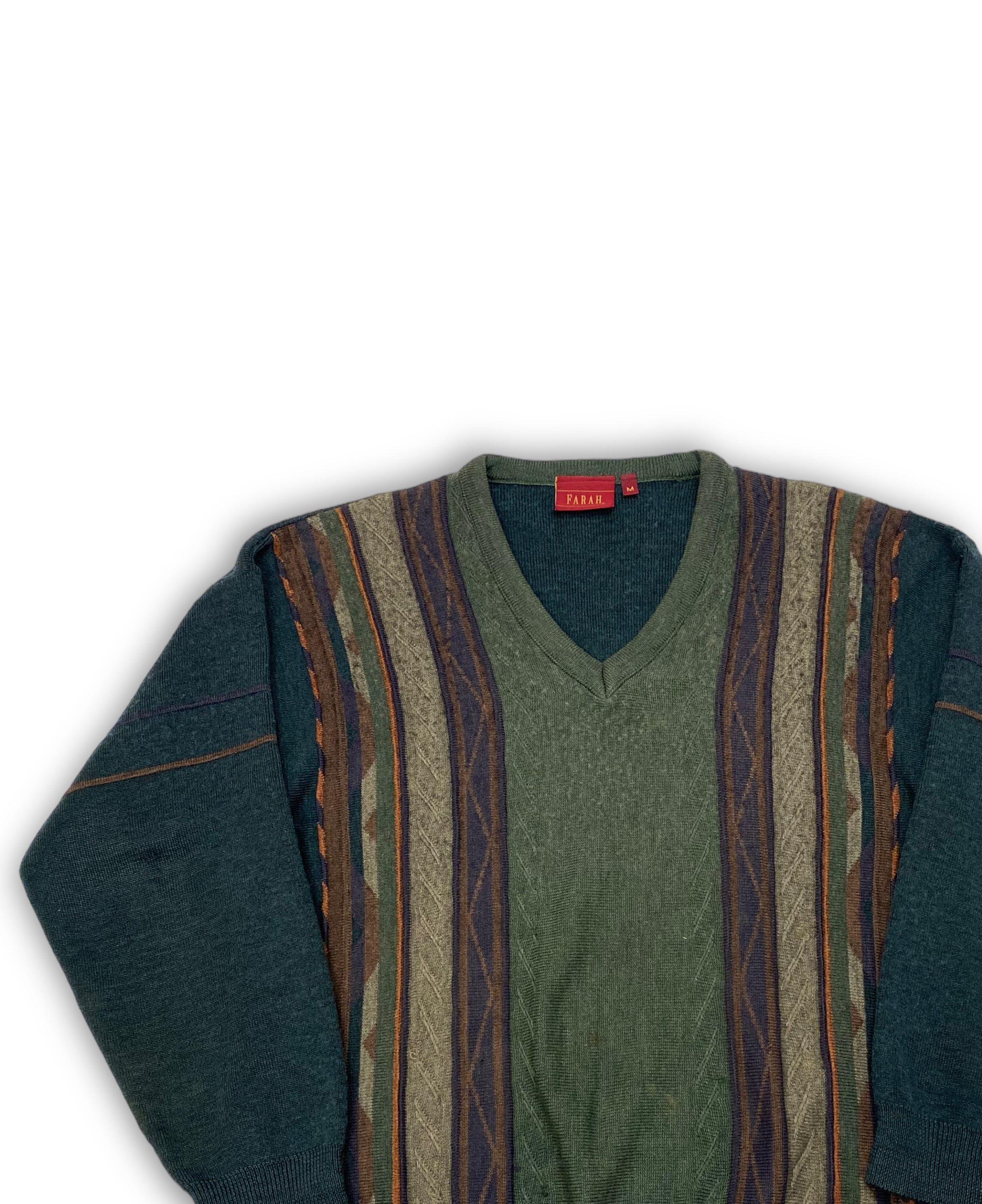 Vintage Vintage FARAH Crazy Print Sweater M Size US L / EU 52-54 / 3 - 3 Thumbnail