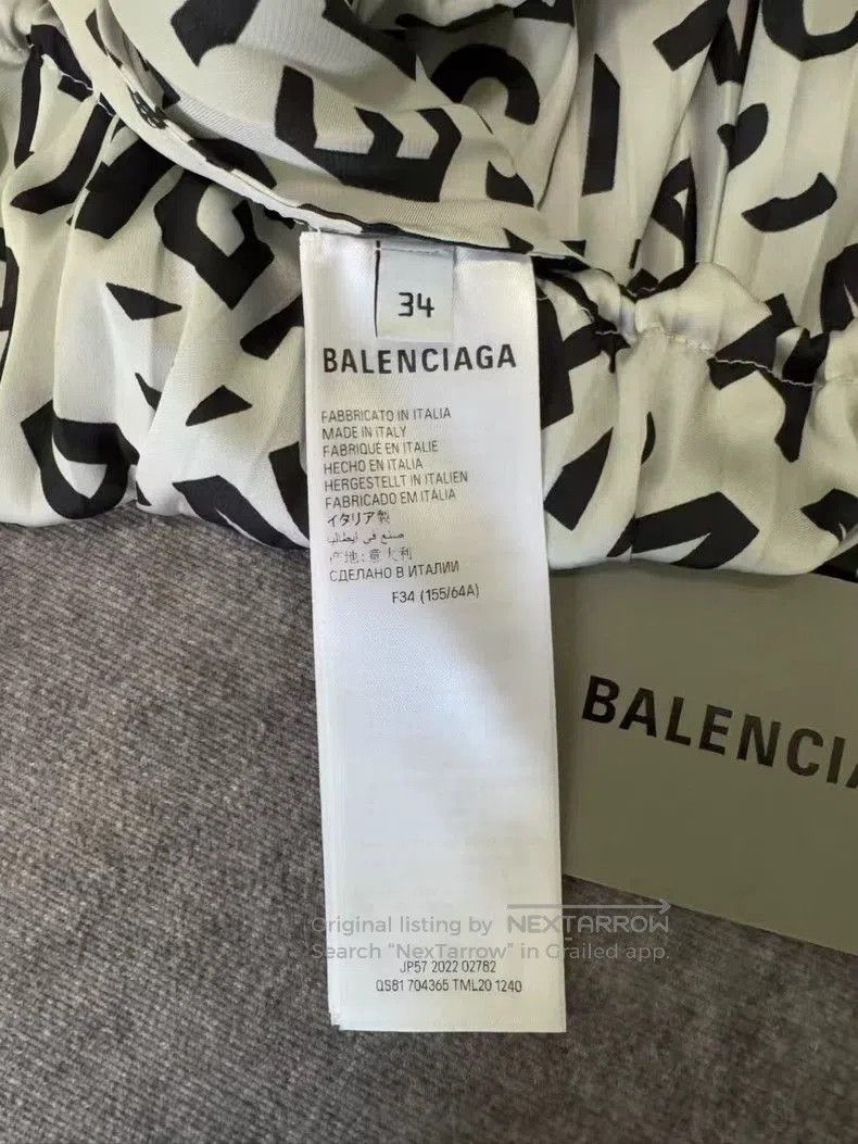 Balenciaga Balenciaga Logo Pleated Skirt. Size US 34 / EU 50 - 3 Thumbnail
