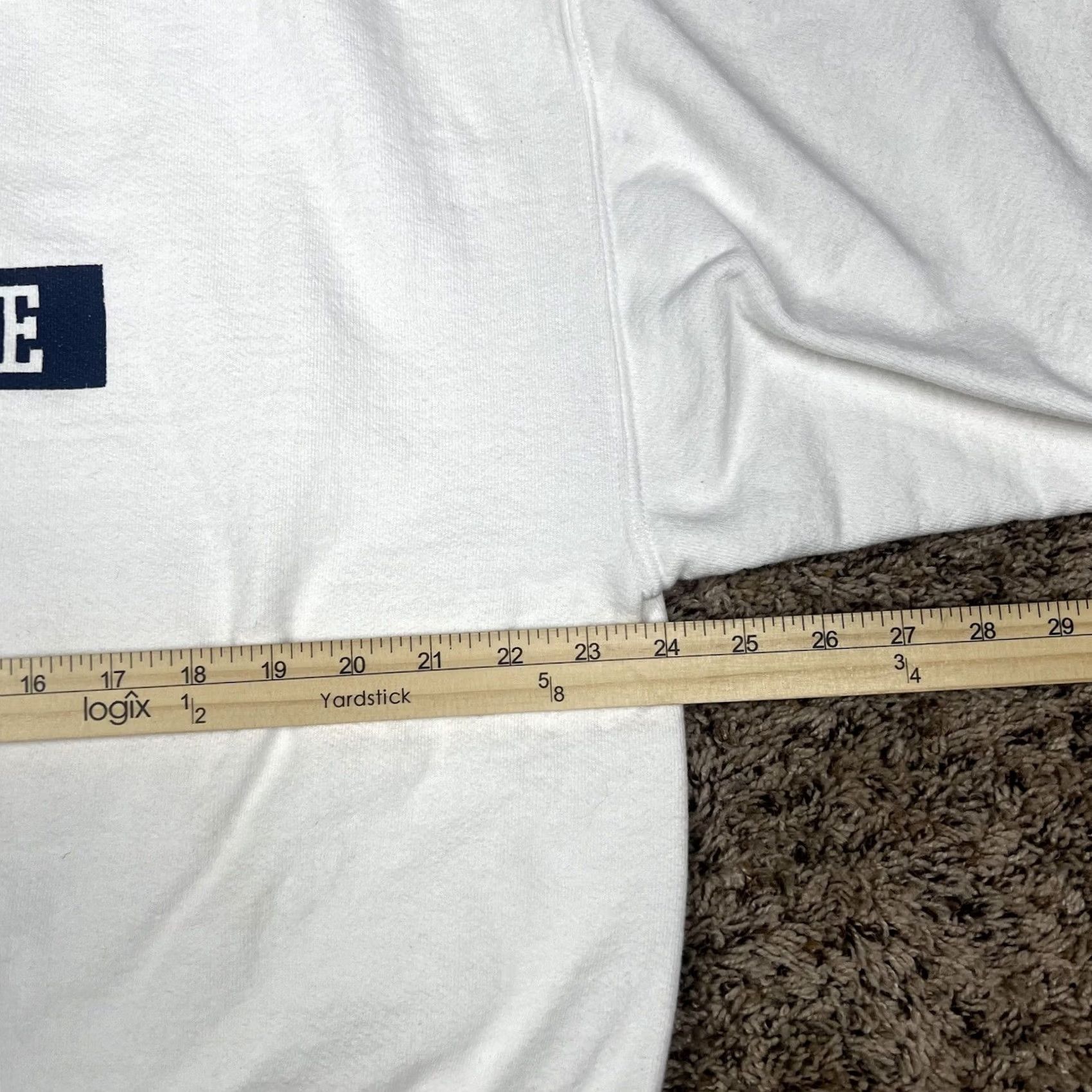 Jerzees VINTAGE Jerzees Sweatshirt Crewneck XL White 90s Abercrombie Graphic Pullover Mens Women Unisex Adults Size US XL / EU 56 / 4 - 6 Thumbnail