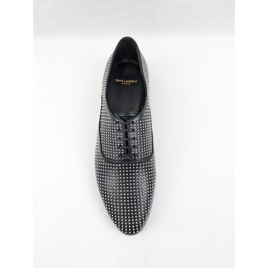 Saint Laurent Paris o1rshd1 Vadim 20 Richelieu Shoes in Nero Size US 11 / EU 44 - 6 Thumbnail