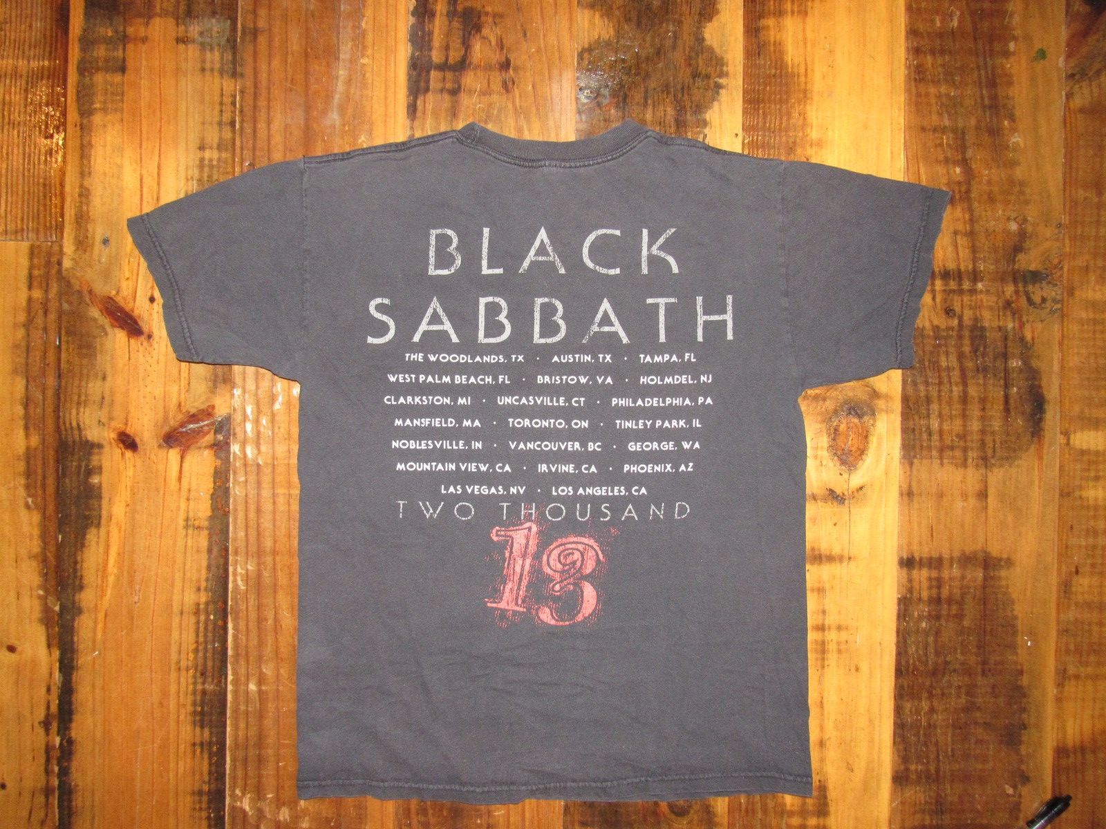 Black Sabbath Black Sabbath 2013 Tour Tee Size US S / EU 44-46 / 1 - 3 Thumbnail