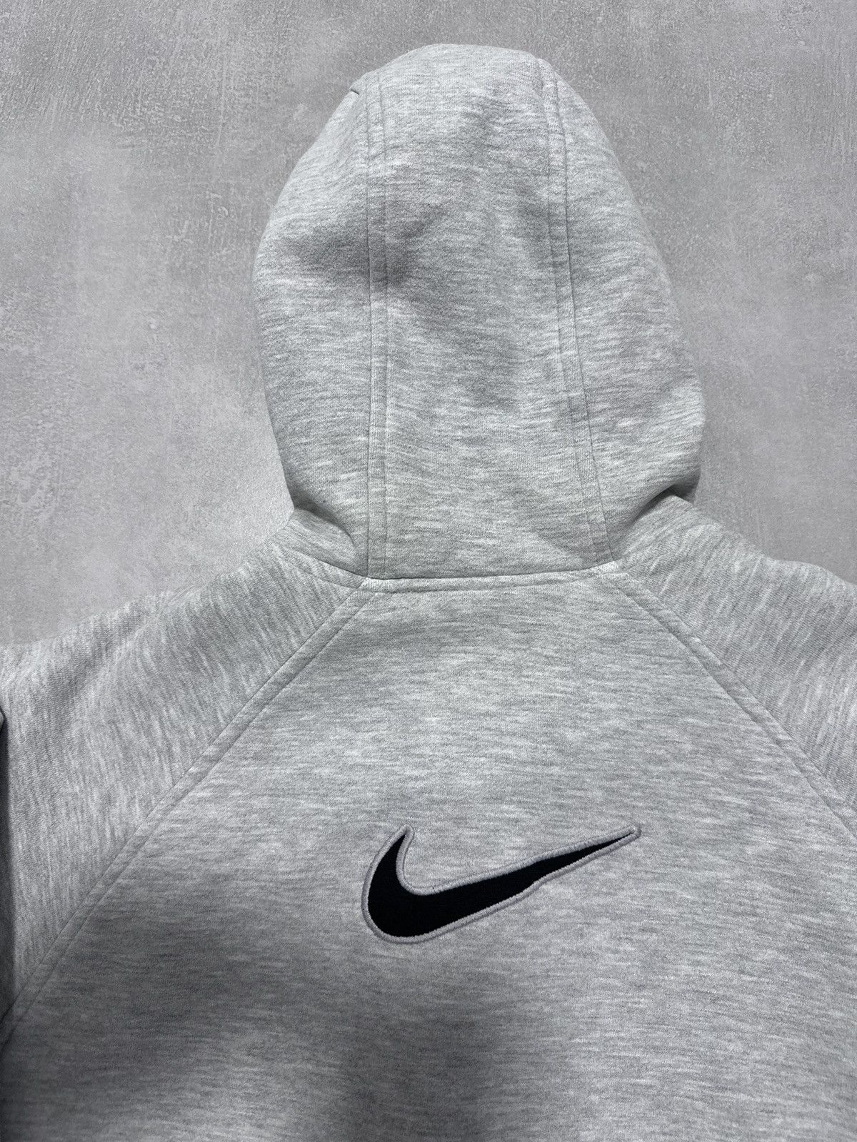 Nike × Vintage Vintage Nike Women’s Jacket Hooded 2in1 Black Grey Swoosh Size M / US 6-8 / IT 42-44 - 17 Thumbnail