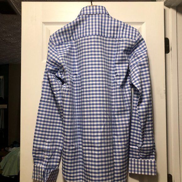 David Donahue David Donahue men's new dress shirt French cuffs 16/36-37 Size US L / EU 52-54 / 3 - 4 Thumbnail
