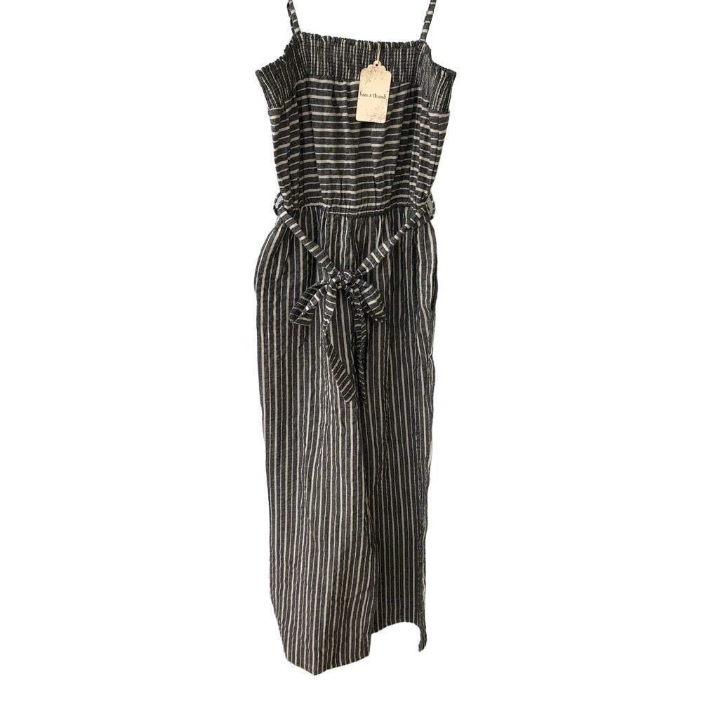 HELM Hem & Thread Stripe Jumpsuit size small Size US 28 / EU 44 - 1 Thumbnail
