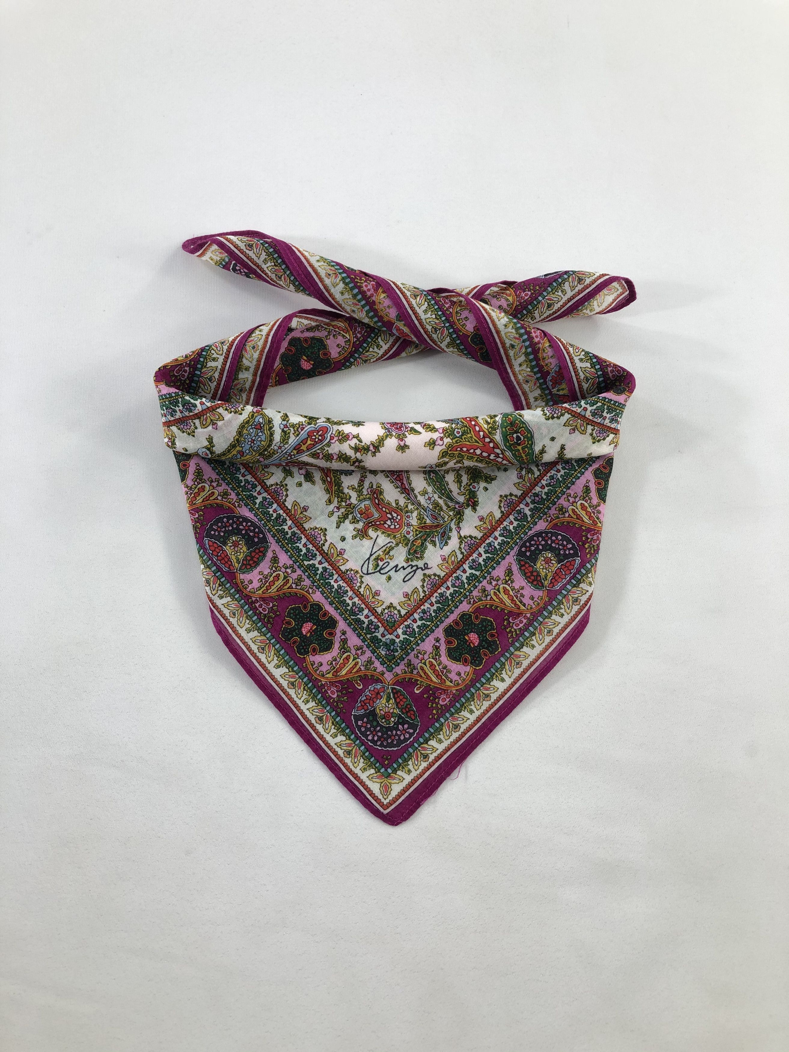 Kenzo × Vintage Kenzo Handkerchief / Bandana / Neckerchief Size ONE SIZE - 1 Thumbnail