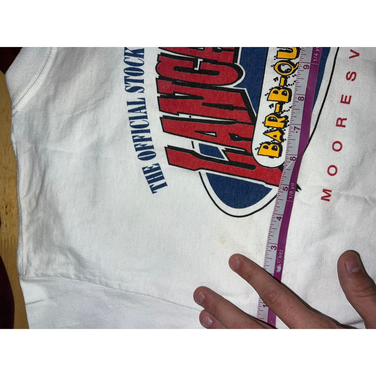 Gildan Vintage Mooresville Shirt Lancaster BBQ Barbeque Wings Tee M Size US M / EU 48-50 / 2 - 8 Thumbnail