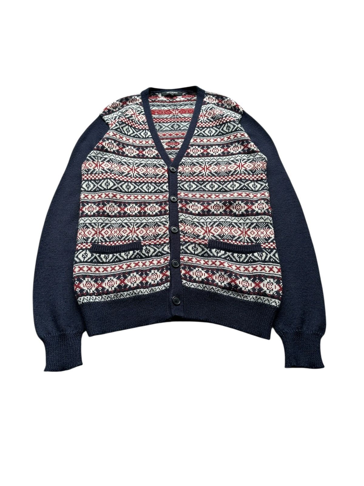 If Six Was Nine 00’s DIFFERENCE By RUPERT vkei wool knitcardigan Size US M / EU 48-50 / 2 - 3 Thumbnail