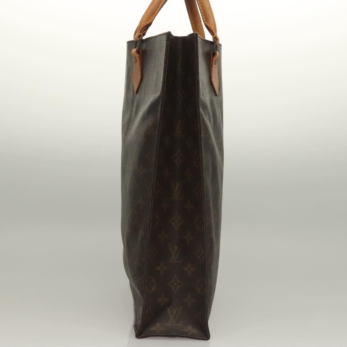Louis Vuitton LOUIS VUITTON Monogram Sac Plat Hand Bag M51140 Size ONE SIZE - 4 Thumbnail