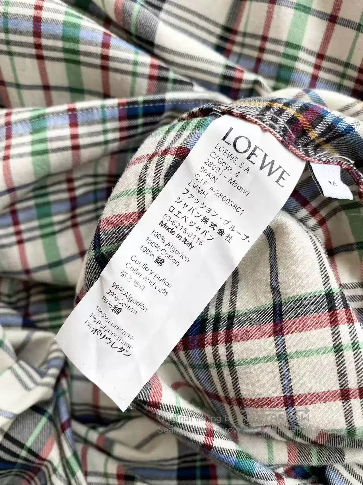Loewe Loewe Colorful Plaid Shirt Long Coat. Size US M / EU 48-50 / 2 - 5 Thumbnail