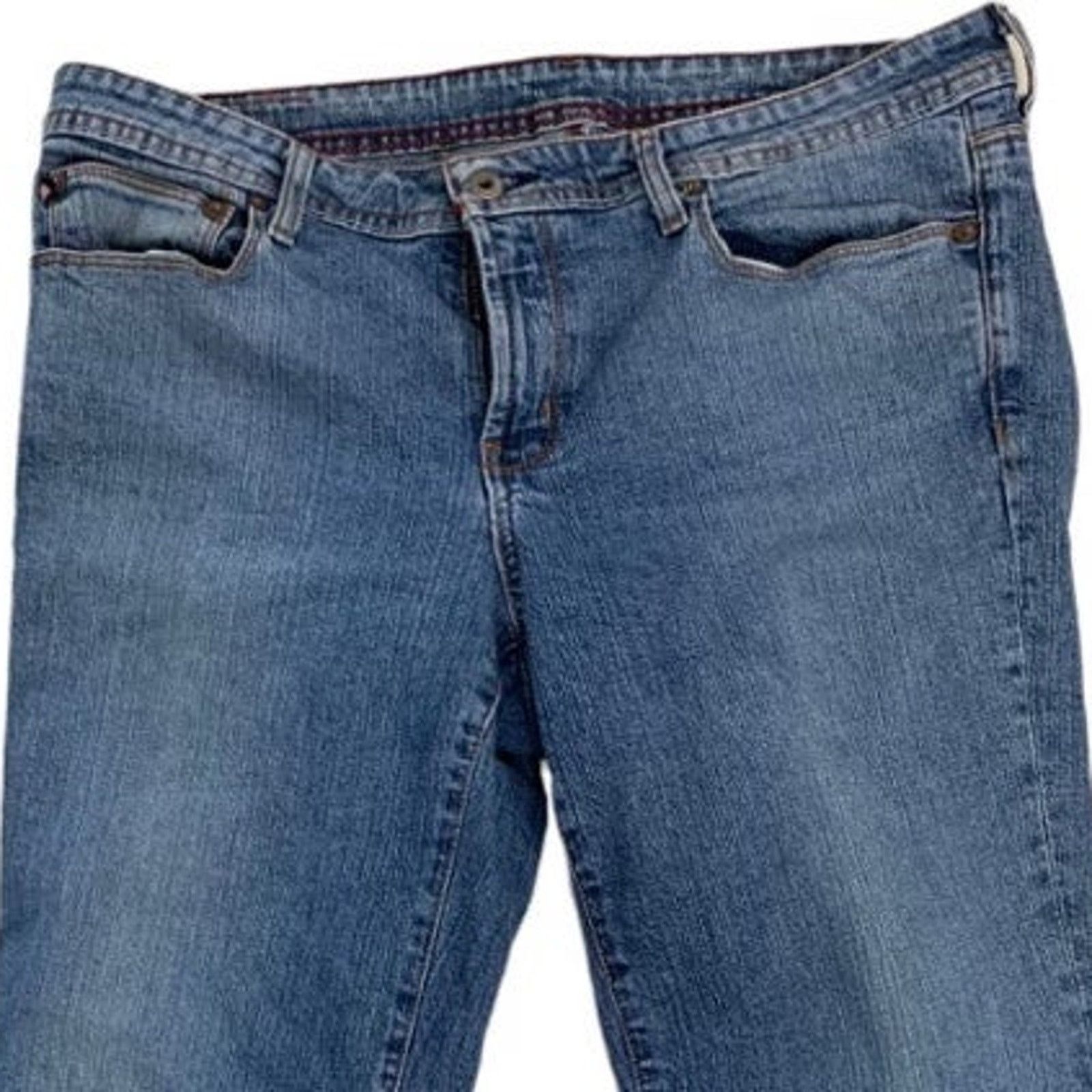 Polo Ralph Lauren Polo Ralph Lauren Women's Size 12 Jeans Stretch Kelly Cuffed Size 34" / US 12 / IT 48 - 1 Thumbnail