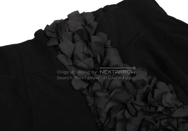 Comme des Garcons Comme Des Garcons size S Black Vintage Floral Short Skirt Size 23" - 6 Thumbnail