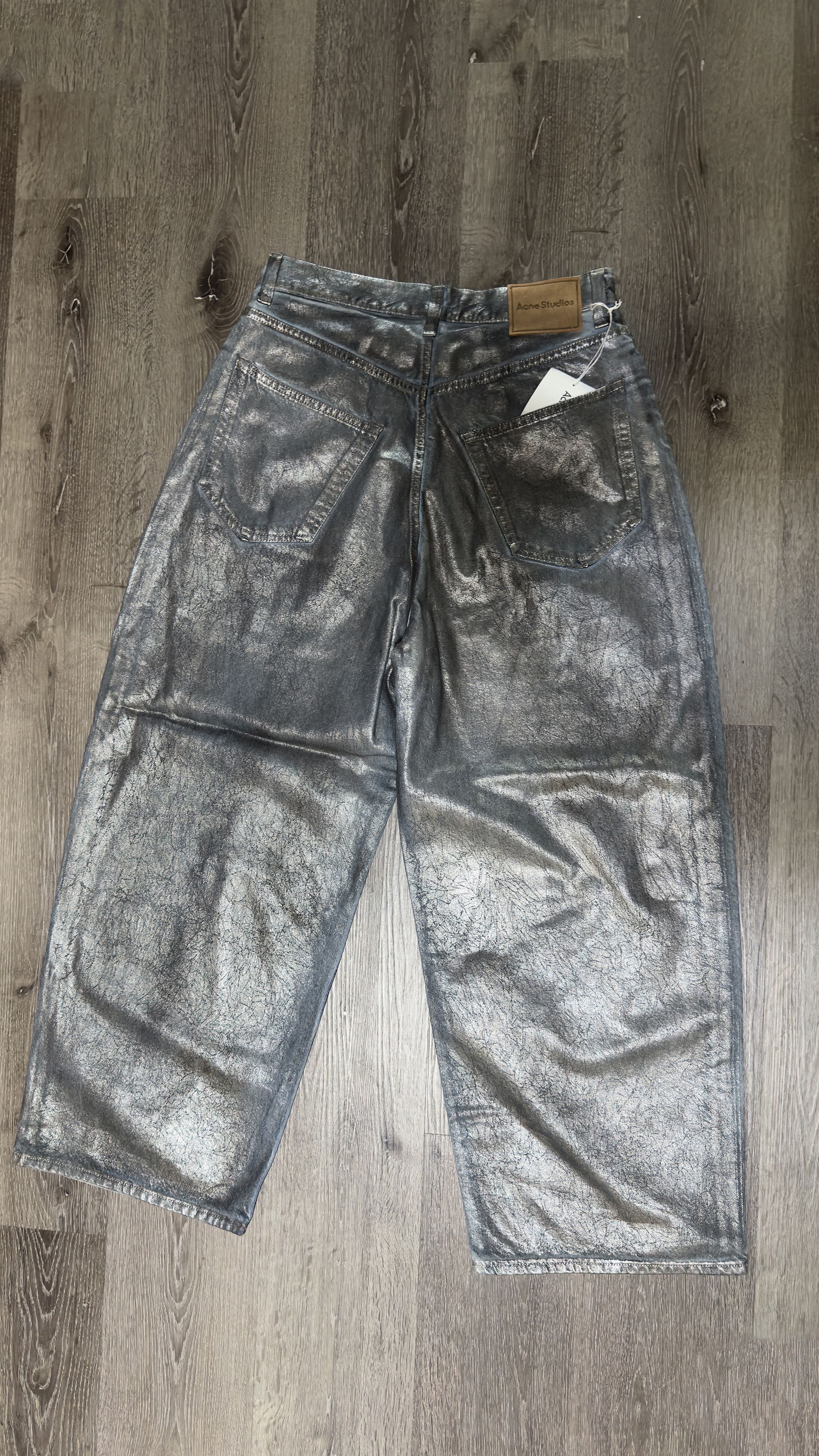 Acne Studios Acne Studios Super Baggy 2023M Silver/Blue Size US 32 / EU 48 - 3 Thumbnail