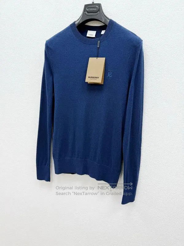 Burberry Men's Cashmere Long Sleeve Sweater.