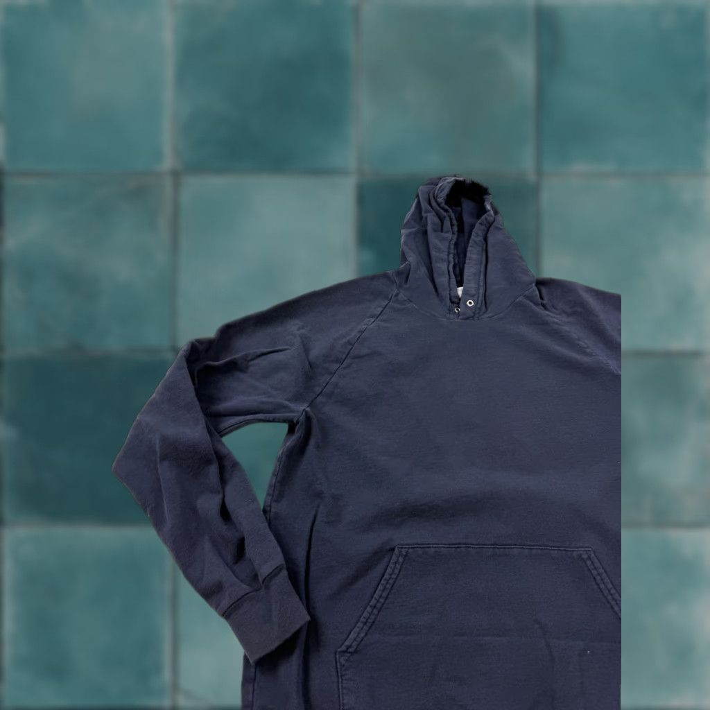 American Apparel American Apparel Hoodie Mens M Blue Fleece Pullover Solid Sweatshirt Size US M / EU 48-50 / 2 - 1 Thumbnail