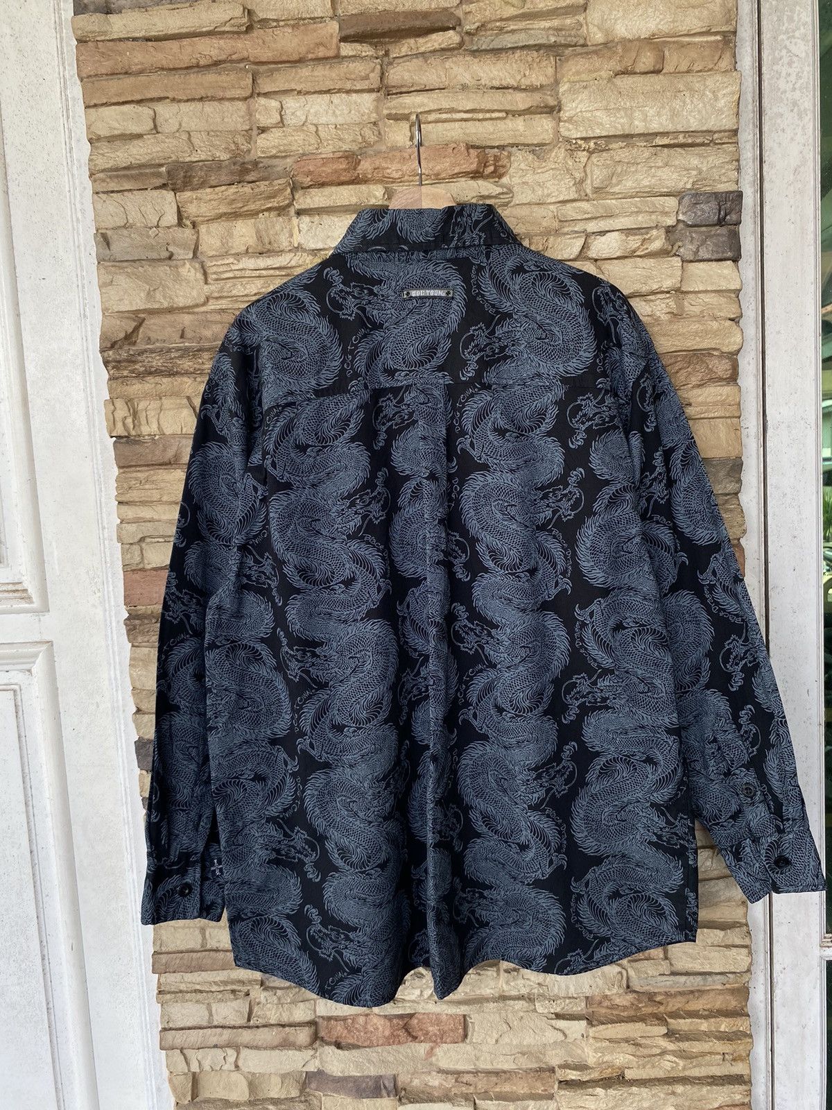 Vintage Rare Vintage Dogtown Dragon Longsleeve Button Up Shirt Size US XXL / EU 58 / 5 - 14 Thumbnail