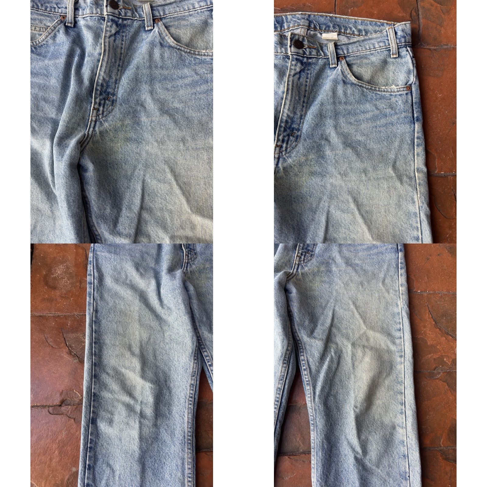 Levi's VINTAGE Levi's 505 Orange Tab Denim Jeans Men’s 34x30 Straight Leg USA Size US 34 / EU 50 - 9 Thumbnail