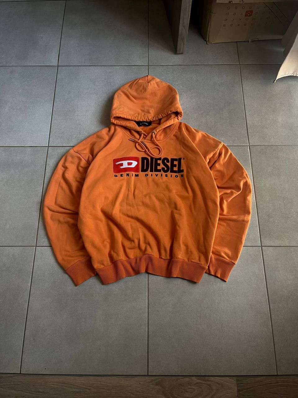 Diesel Diesel Hoodie Big Patch Logo Orange Size US L / EU 52-54 / 3 - 2 Thumbnail