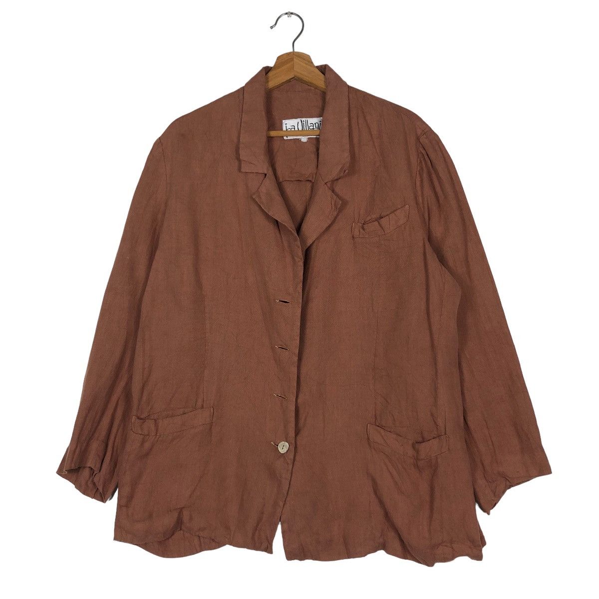 Japanese Brand 🔥Vintage Chore Cardigan Jacket Isa Villani Issey Miyake Size US M / EU 48-50 / 2 - 1 Thumbnail