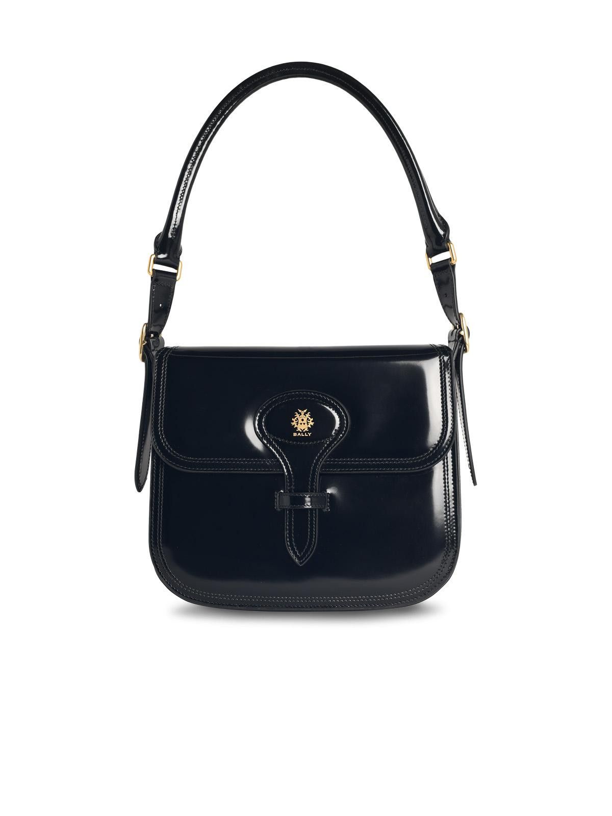 Bally BALLY 'Beckett' Black Leather Trellis Bag Size ONE SIZE - 1 Thumbnail
