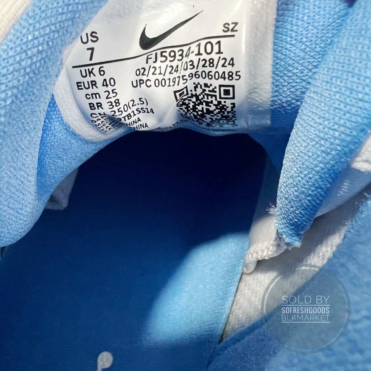 Nike ike Air Jordan 9 Low Golf University Blue Size US 7 / EU 40 - 7 Thumbnail