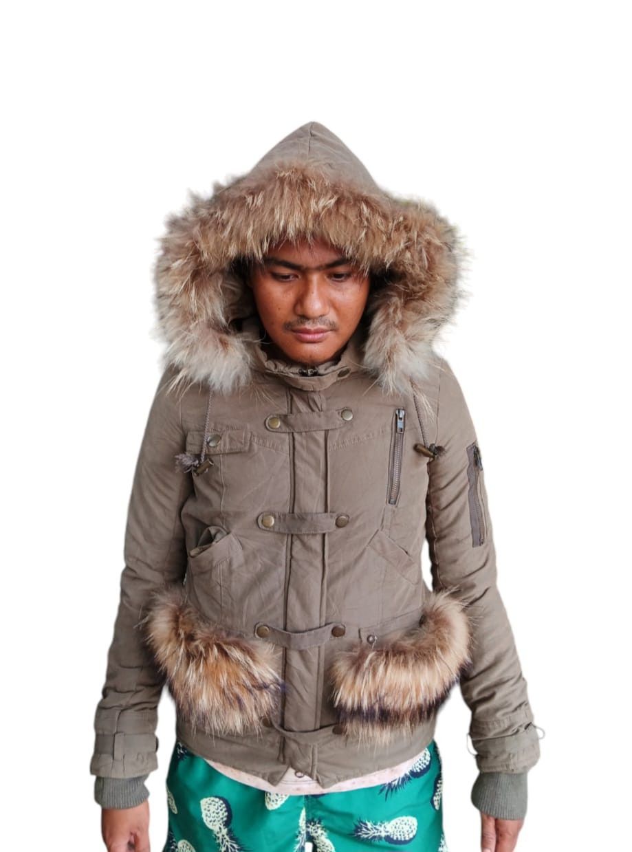 14th Addiction Murua fur hoodie & pocket japanese lgb style jacket Size US S / EU 44-46 / 1 - 17 Thumbnail