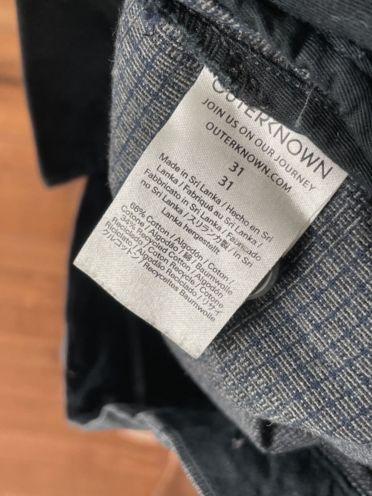 Outerknown × Vintage Vintage Gray Slacks Size US 30 / EU 46 - 6 Thumbnail