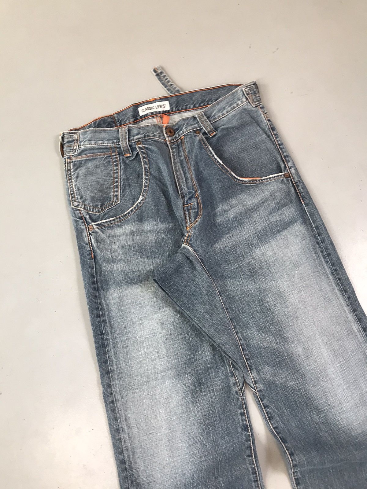 Levi's Vintage Levi’s buckle belt denim Size US 35 - 12 Thumbnail