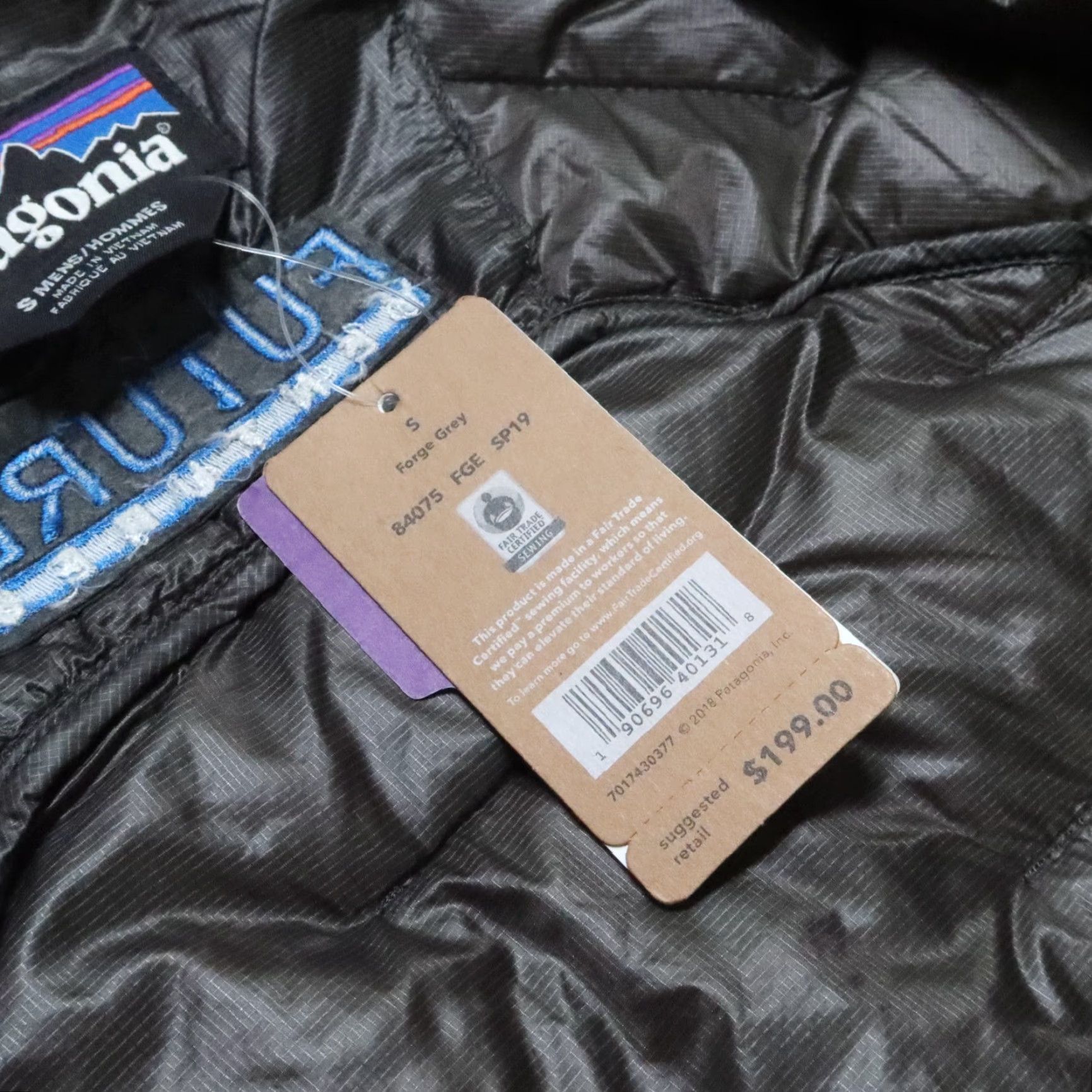 Patagonia Patagonia Micro Puff Vest Mens S Forge Grey Quilted - Size S - Patagonia Micro Puff - Vest - Forge Grey - 90s? Size US S / EU 44-46 / 1 - 7 Thumbnail
