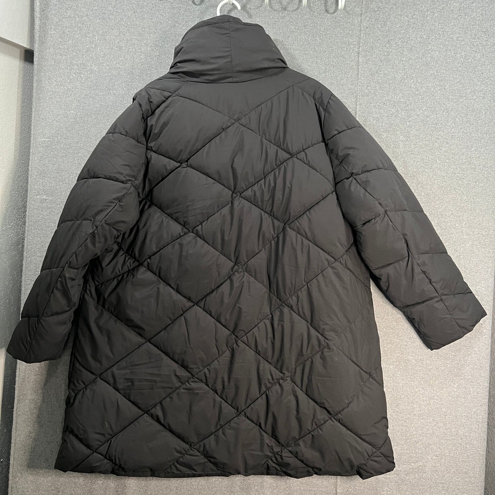 Other Dennis Basso Water Resistant Relaxed Fit Puffer Coat Black Size XXL / US 16-18 / IT 52-54 - 2 Thumbnail