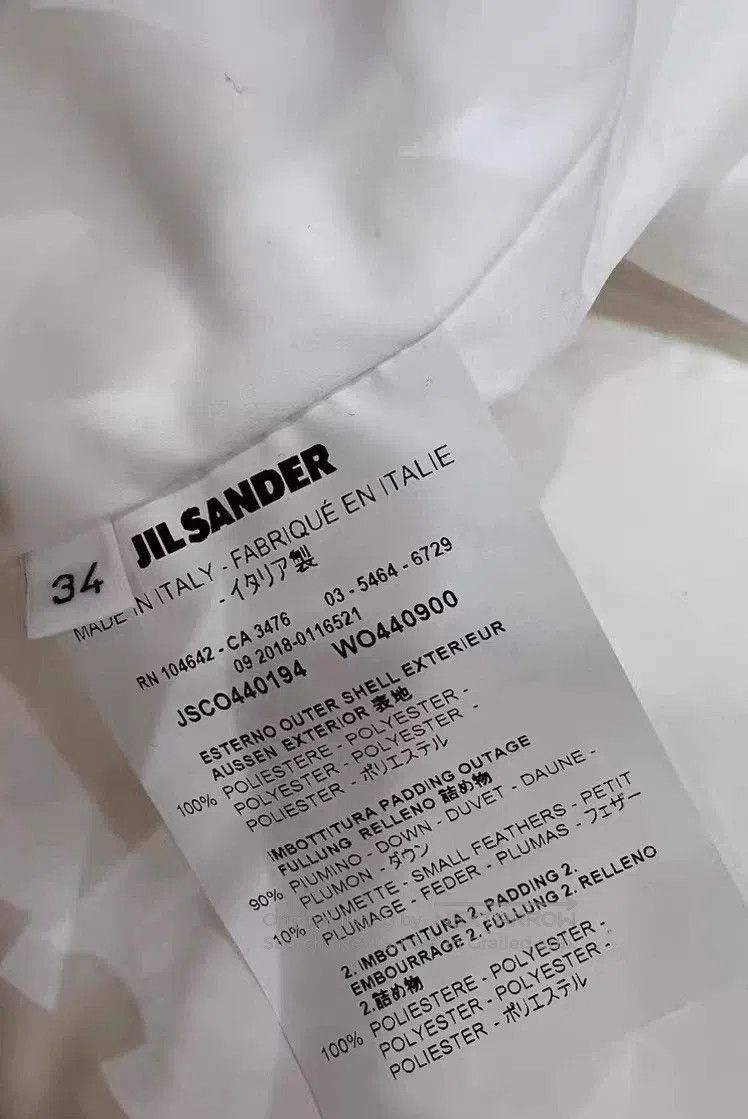 Jil Sander Jil Sander size 34 White down jacket Size M / US 6-8 / IT 42-44 - 3 Thumbnail